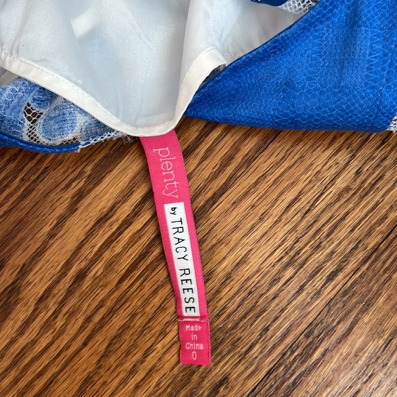 Anthropologie Azure Lace Dress, Plenty by Tracy Reese - Picture 3 of 5